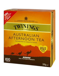 Twinings Australische Vollstärke-Nachmittag Teebeutel 100 Pack X 1