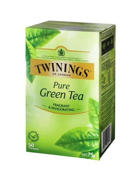 Twinings London Pure Green Tea Tea Bags 50s x 1