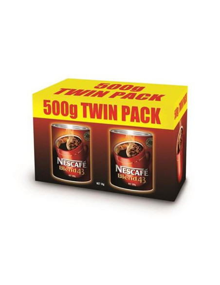 Nescafe 43 Kaffee-Twin-Packung 1kg x 1