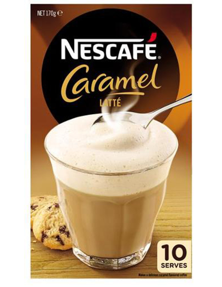 Nescafe Miscele di caffè al caramello 10 Pack x 4 Nescafe Miscele di caffè al caramello 10 Pack x 4