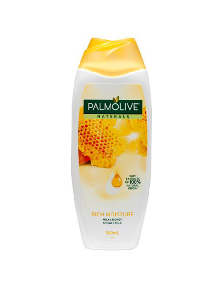 Palmolive Naturals Rich Moisture Milk And Honey Shower Milk 500ml x 1