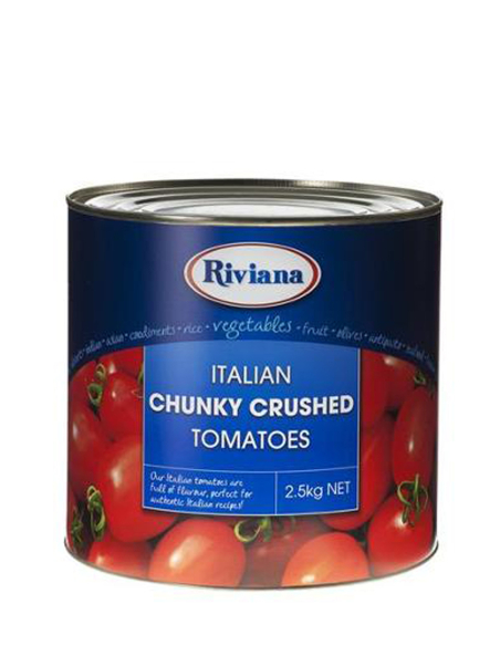 Riviana Lebensmittel Chunky Zerkleinerte Tomaten 2.5kg x 1