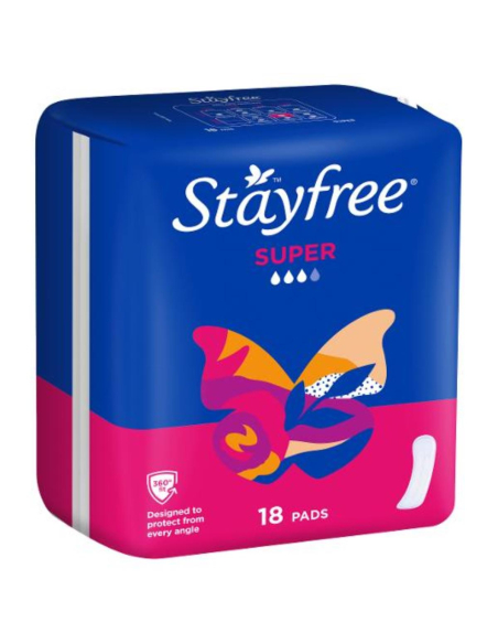 Stayfree Super Pads Geen vleugels 18 Pack X 1