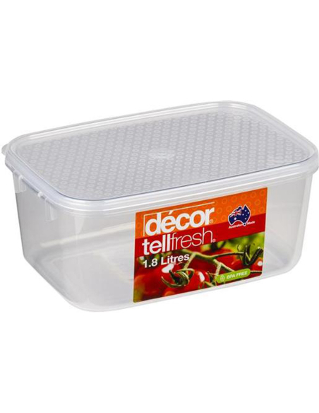 Decor 容器楕円1.8L×1