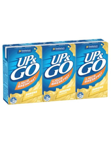 Sanitarium Banana Up&go Liquid Breakfast 3 Pack 250ml x 1