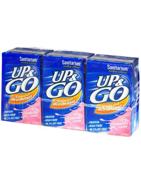 Sanitarium 草莓＆go液体早餐250ml x 1