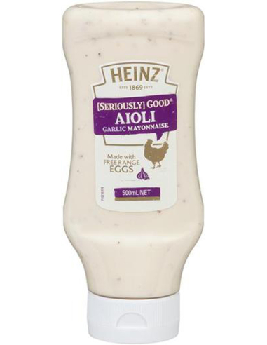Heinz Seriously Good Aioli Squeezy 500ml x 1
