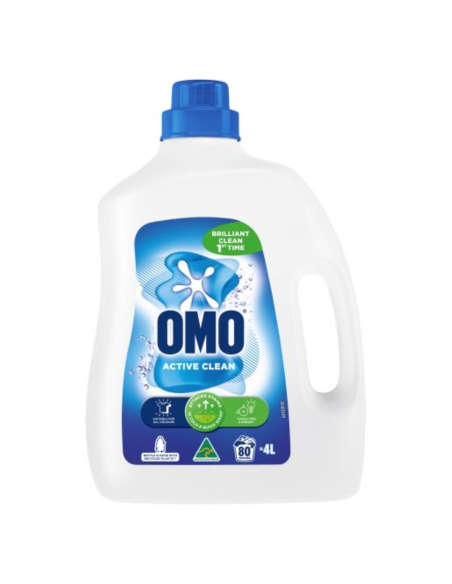 Omo Front & Top Clean Pranie Liquid 4LTR X 1