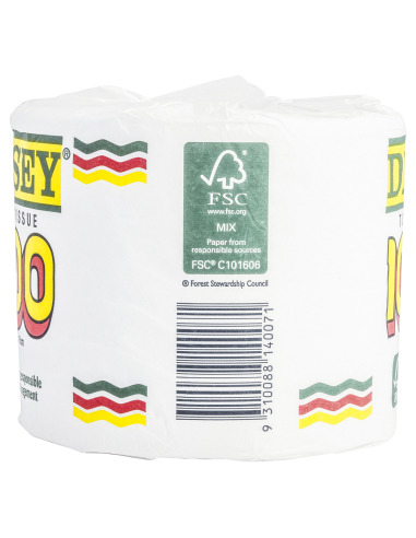 Desley Toilet Tissue 1 Ply 1000 Pack x 1