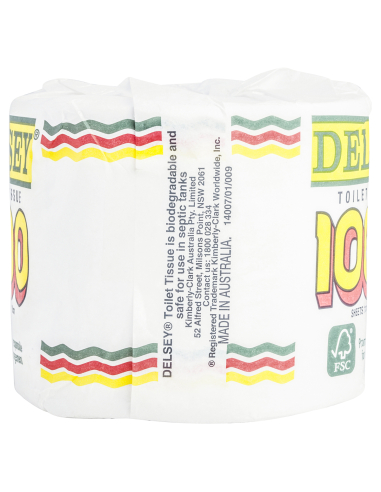 Desley Tejido de inodoro 1 PAQUETE DE PLY 1000 x 1