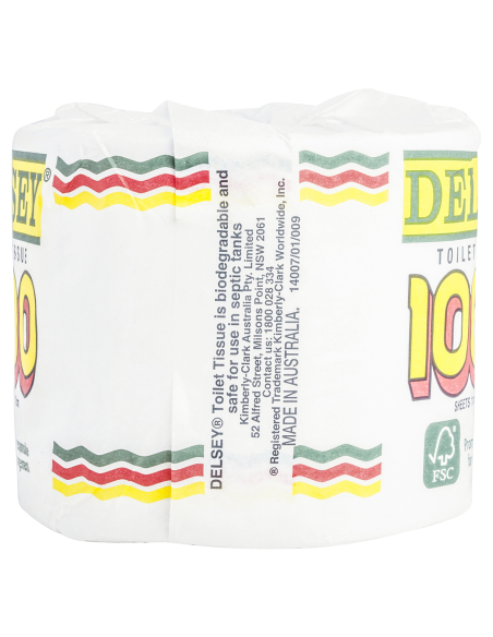 Desley Tissu de toilette 1 play 1000 pack x 1