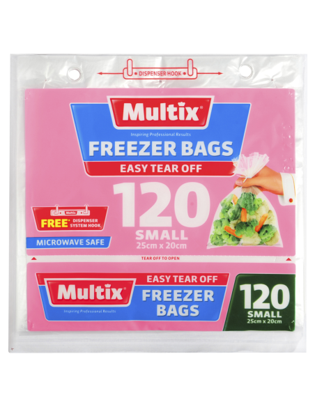 Multix Tearoff Małe torby zamrażające 120 Pack X 1