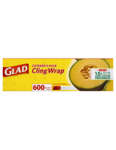 Glad Distributeur d'enveloppe d'accrochage 33cm de large de 600 m de long x 1 2