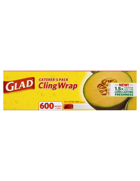Glad Dispensador de envoltura de cling 33 cm de ancho 600m de largo x 1