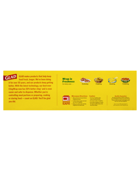 Glad Cling Wrap Dispenser 33cm wide 600m long x 1