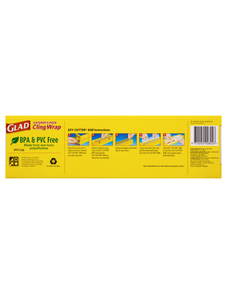 Glad Distributeur d'enveloppe d'accrochage 33cm de large de 600 m de long x 1