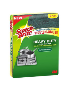 Scotchbrite Heavy Duty Thick Scourer 2 Pack x 6