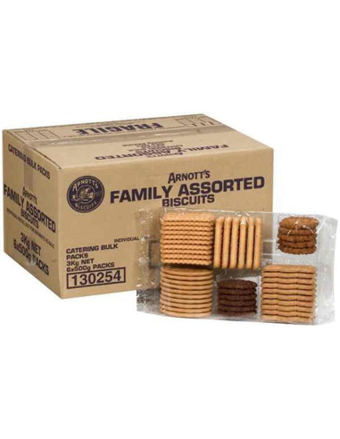 Arnotts Biscuits Family Assorted Bulk 3kg x 1