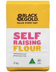 Black & Gold Farina di auto-sollevamento 2kg x 1