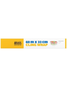 Black & Gold Clingwrap卷60m包x 1