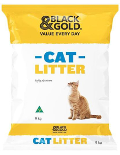 Black & Gold Litière chat 9kg x 1