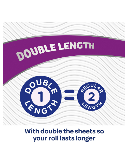 Toalla de papel blanco Doble longitud 120 hojas 2 Pack x 1