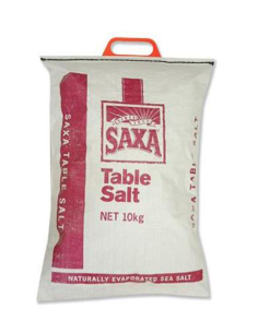 Saxa Sal de mesa 10kg x 1