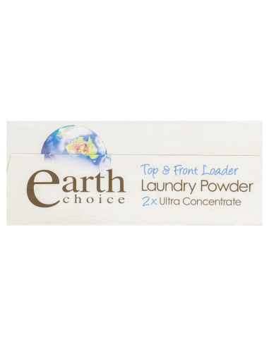 Earths Choice Lavadora de lavadero de la lavandería Ultra Concentrado y cargador delantero 1kg x 1