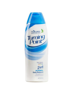 Turning Point 2in1 Shampoo & Conditioner voor normaal haar 400 ml x 1