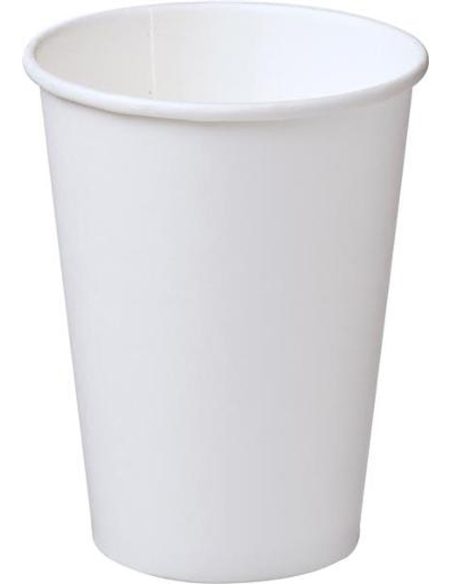 Cast Away Einzelne Wand Weiß Pappbecher 355ml x 50