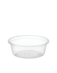 Cast Away Runder Behälter Mikrowelle bereit 225 ml / 8 oz 120 um 40 mm x 100