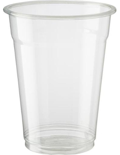 Cast Away Hallo Kleer Plastic Bier Cups 425 ml 425 ml / 15 OZ-gebruik met 90 mm Diameter LOIDS X 50