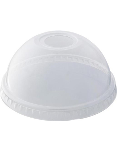 Cast Away Hola tazas de cúpula de plástico Kleer para adaptarse a 12 oz y 15 oz 90 mm de diámetro Lid x 100