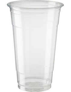 Cast Away Hallo Kleer Plastikbecher 690 ml 690 ml / 24 oz Verwendung mit 98 mm Durchmesser-Deckel x 25