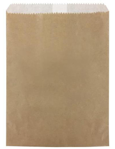 Cast Away No1 Brown Long Greaseproof Lined Paper Bags x 500