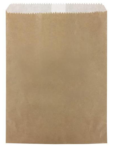 Cast Away No1 Brown Long Greaseproof Lined Paper Bags x 500