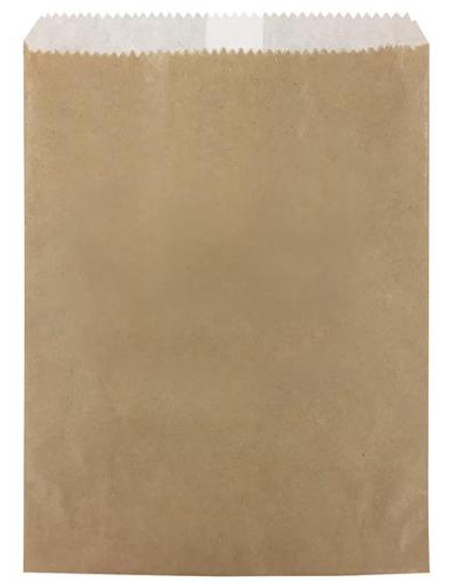 Cast Away No1 Brown Long Greaseproof Lined Paper Bags x 500