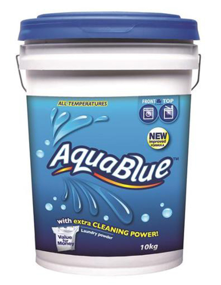 Aquablue 洗濯洗浄粉末バケット10kg×1