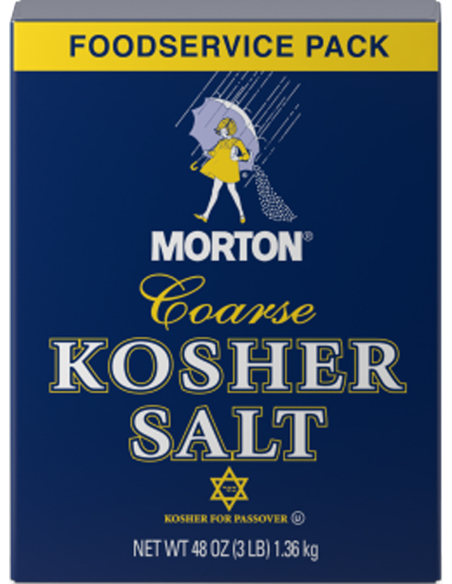 Morton Coarse Kosher Salt 1.36kg x 1