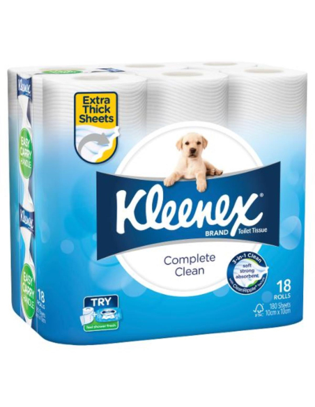 Kleenex Witte reguliere toiletrol 18 pack x 1