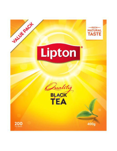 Lipton 茶袋质量黑色400克200包x 1