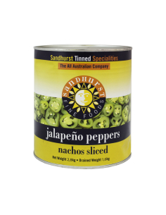 Sandhurst Peppers Jalapeno tranchés 2.5kg x 1
