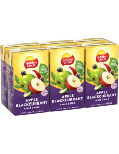 Golden Circle Napój owocowy Apple & BlackCurrant 6x250ml x 4