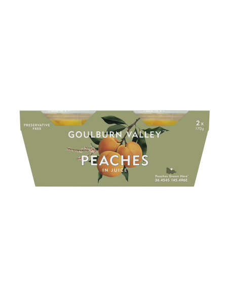 Goulburn Valley Pêches jumeaux 170g x 1