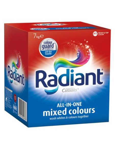 Radiant Pas de tri en poudre de lavage 7 kg x 1