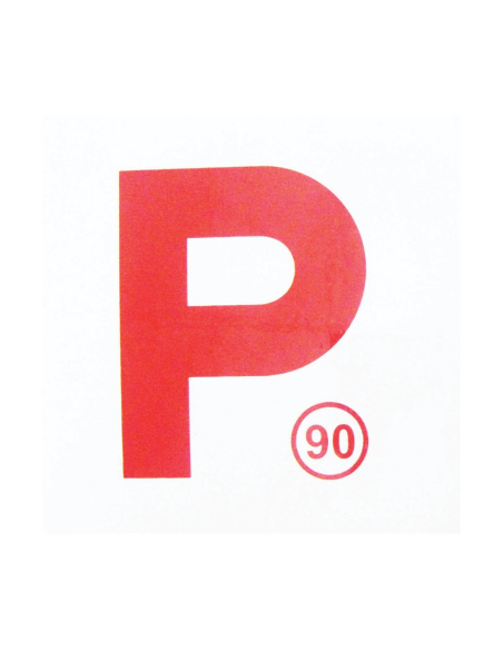 Magnetische P-platen rood x 1