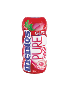 Mentos Bottiglia fragola 30g x 10
