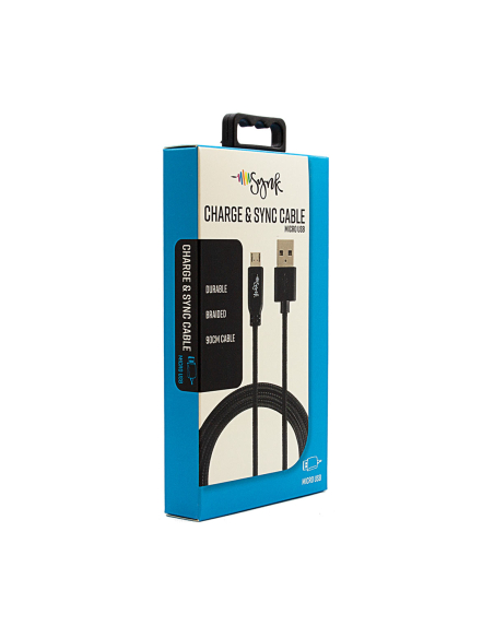 Synk Micro USB Cable Black 1m x 1