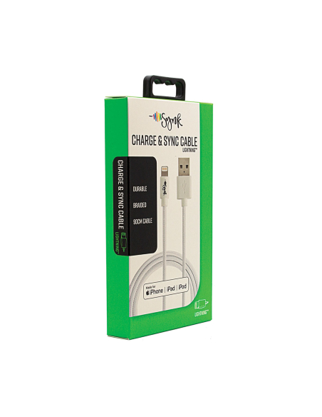 Synk Cable blanco iPhone 1m x 1