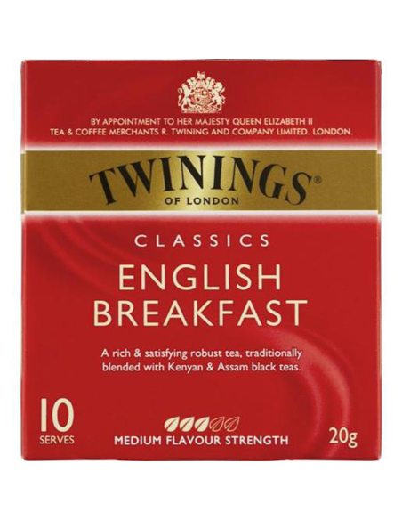 Twinings 英式早餐经典茶袋10包x 1